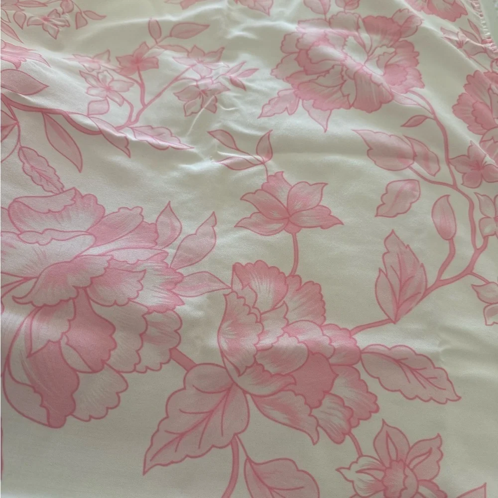 Pink Floral cloth napkins - Picture 3 of 4